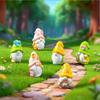 6Pcs Miniature Resin Gnomes Set Fairy Garden Statues For Outdoor, Indoor, Office Desk,Party Merits, Plant Pots And Gift