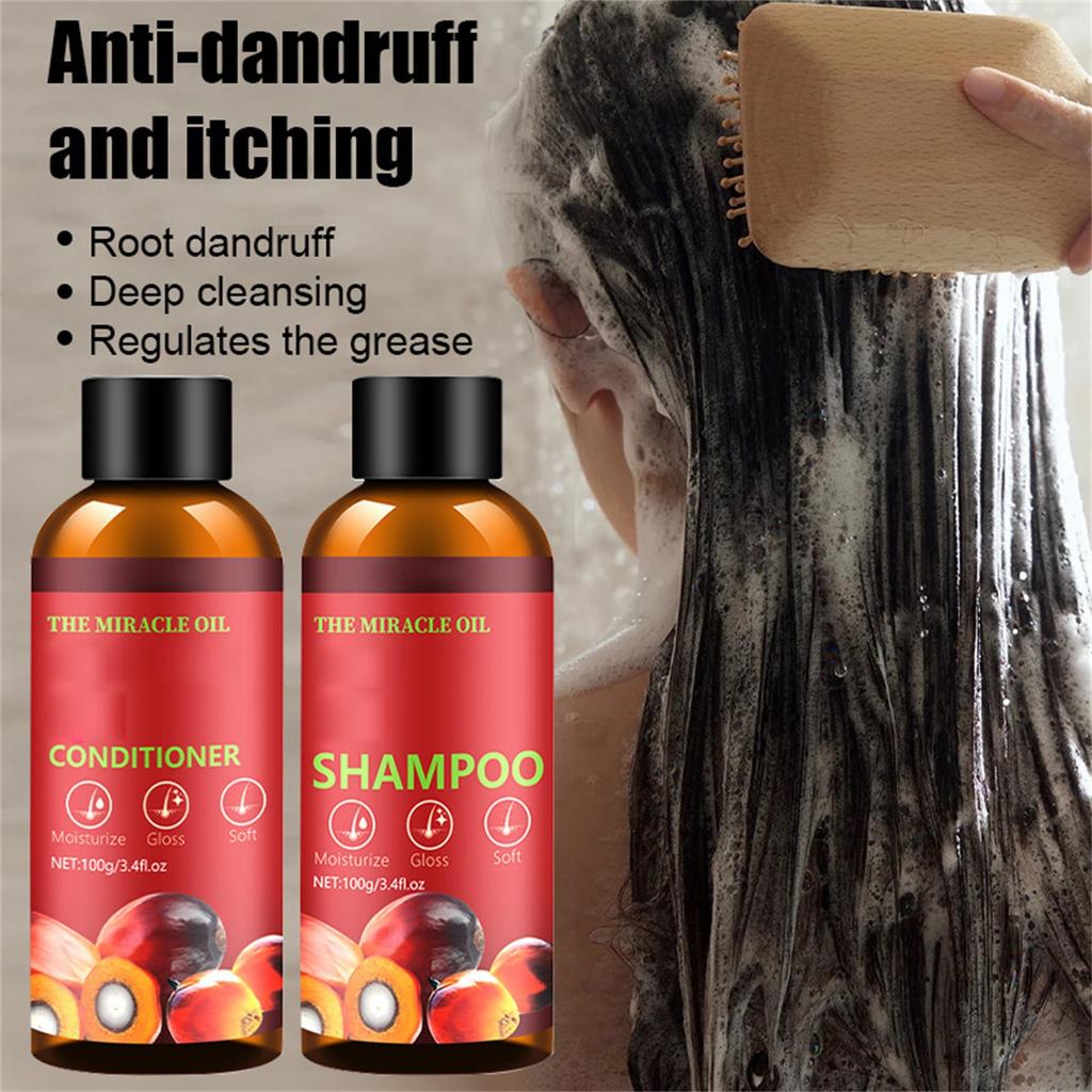 Le coffret shampoing et après-shampoing Batanaoil améliore les cheveux crépus, contrôle le sébum, lisse et élimine les pellicules.