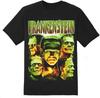 Frankenstein Montage Collage Monster T-shirt