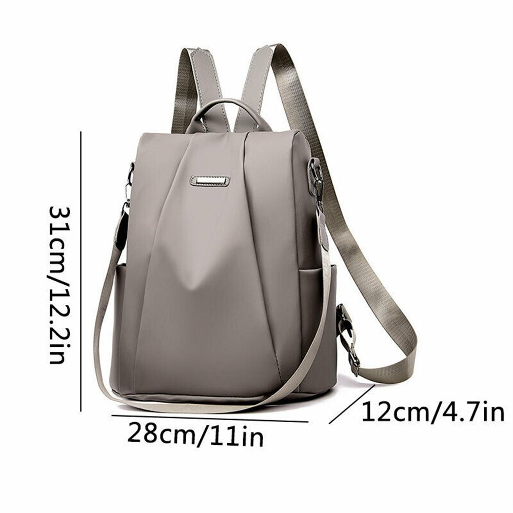 Praktische Damen Handtasche Schule Schultertasche Reisetasche Anti-Diebstahl-Rucksack Wasserdichter Rucksack