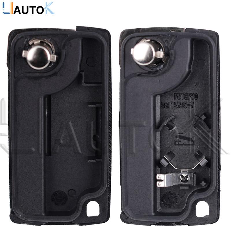 Smart Remote Key Case For Peugeot 207 307 308 407 607 807 For Citroen C2 C3 C4 C5 C6 2/3 Buttons Auto Flip Folding Car Key Shell