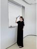 61035# Stylish Women's Over-the-Knee Slimming T-Shirt Dress - Simple, Modern, Short-Sleeved, and Loose-Fitting
