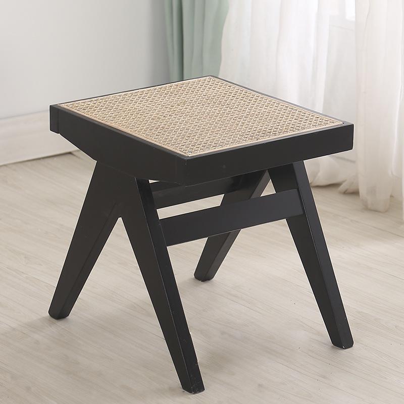 Nordic Solid Wood Dining Bench - Retro Long Chair & High Stool