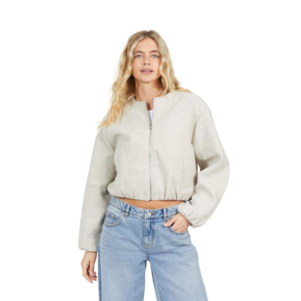 BRAVE SOUL Damen Bonded Bomberjacke