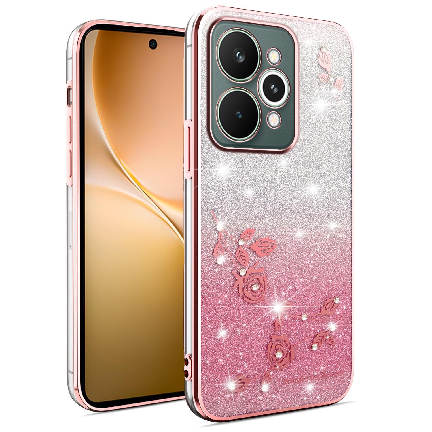 

KADEM Для Realme 15 5G Чохол Квітка ТПУ Гнучкий Градієнтний Чохол для Телефона