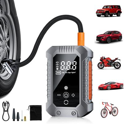 MotorX Prenosný kompresor na hustenie pneumatík, 2. generácia, Rýchle hustenie veľkých pneumatík za 0 sekúnd, Kapacita batérie 15000 mAh, 65 W