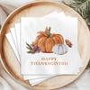 Custom 40Pcs Thanksgiving Napkins Pumpkin Fall Decor Thanksgiving Halloween Party Table Decor Cocktail Luncheon Dinner Napkin
