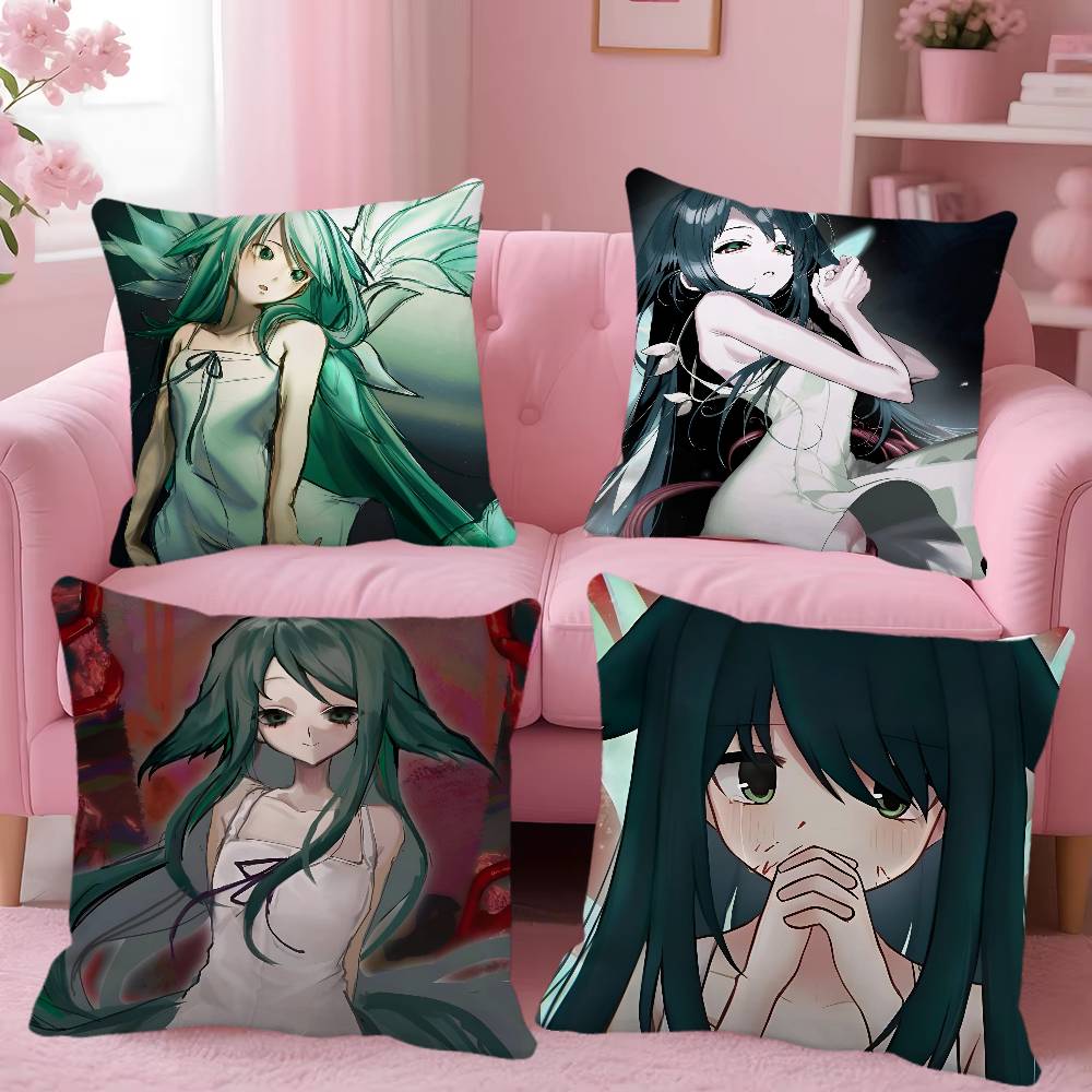 Horror Game S-Saya No Uta The Song Of Saya Pillow Case Square Pillow Bedroom Sofa Leisure Comfort Cushion Car Home Decoration