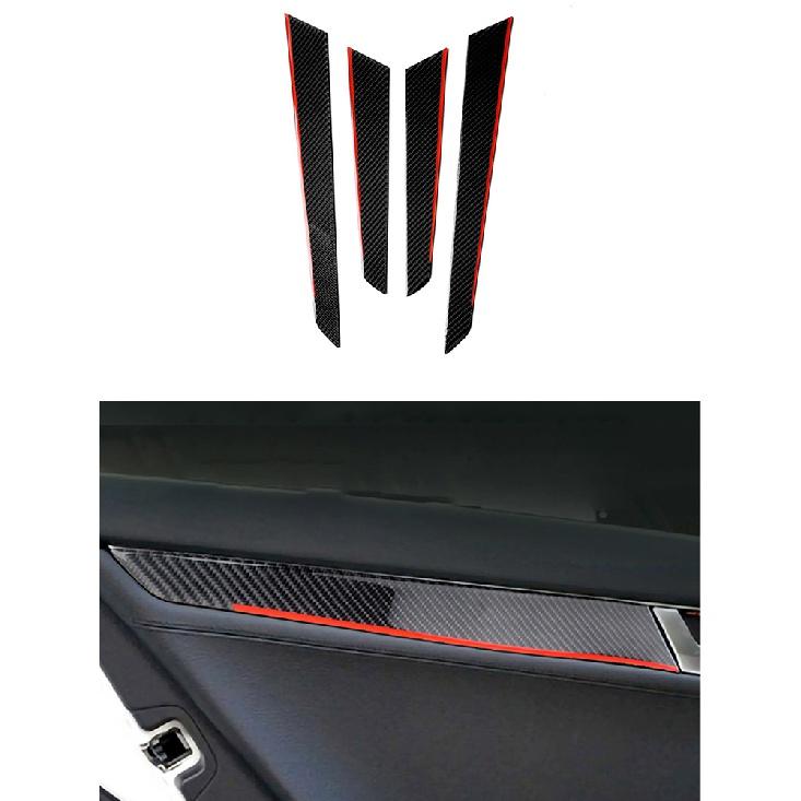 Car Accessories Interior Carbon Fiber Stickers For Mercedes-Benz C Class W204 2007-2013 Entral Console A/C Switch Panel