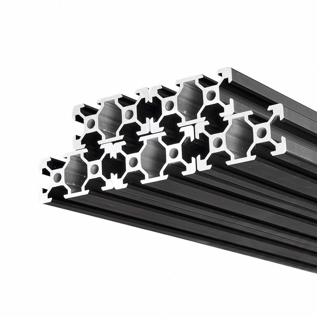 5PCS 2040 Aluminum Extrusion Profile, 78.74 Inch 2000 mm, V Slot European Standard Anodized Linear Rail, High-Strength Extruded Aluminum Rail, for 3D