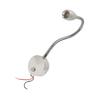 LED RV Gooseneck Bed Light with USB Port Type C Port Touch Control  12‑24V Soft Light RV Bedside Reading Lamp for   Van Boat