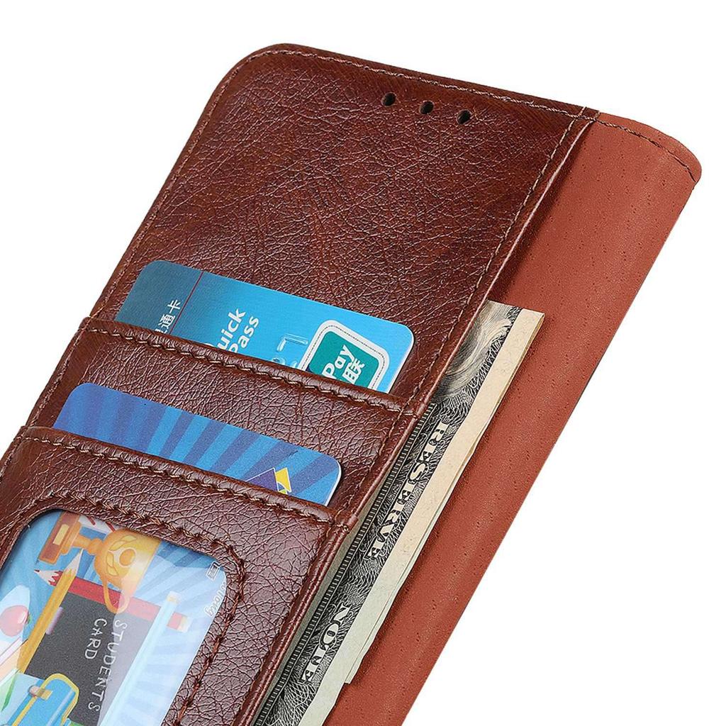 For Samsung Galaxy M35 5G Case Nappa Texture Split Leather Wallet Phone Cover