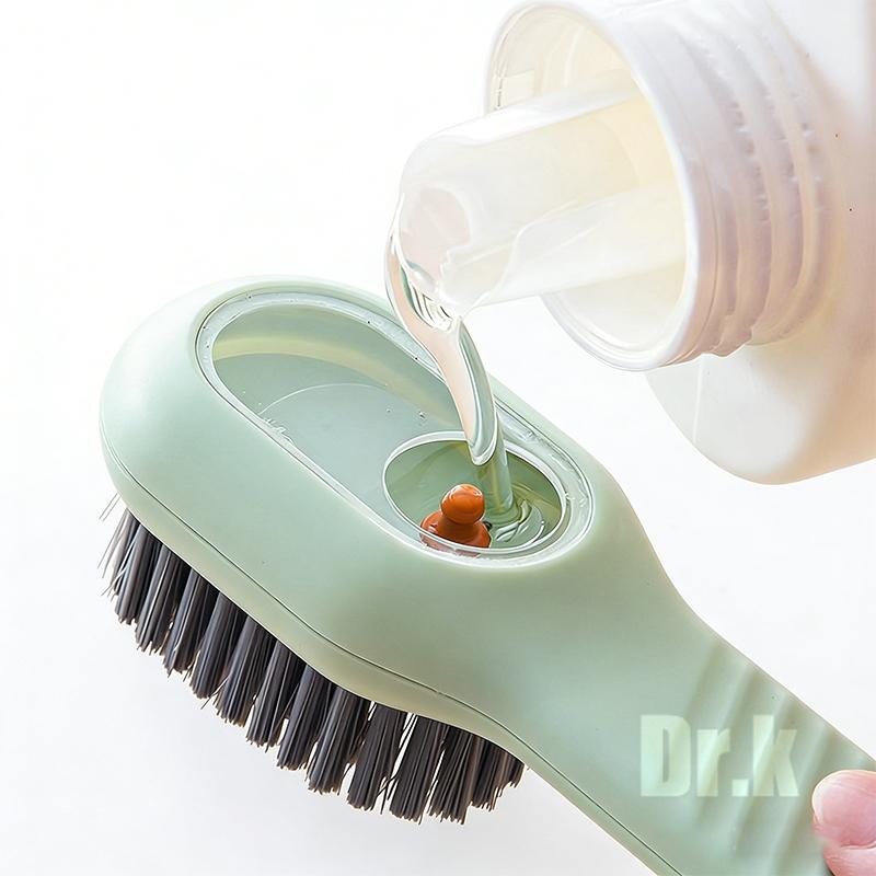 Multifunctional Laundry Brushes, Liquid Dispenser Shoe Cleaning Brush, Shoe Brushes for Cleaning