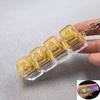 Klawiatura Fidget Toys LED Kryształowa Nakładka na Klawisz Breloczek Odstresowujący Gadżet na Palec Zabawki Dekompresyjne Kliker Fidget Toy