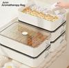 11/11 Grids Underwear Storage Box Case Classification With Cover Panties Socks Organizer Dustproof Stable Stacking