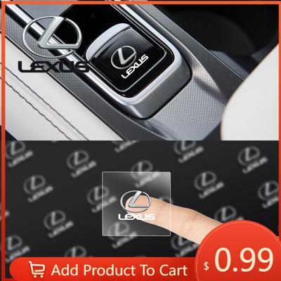 Interior Stickers Car Emblem Logo Decorative Stickers Badge Decal Interior Styling For EX300H RX450H IS300H ES300H NX RX G