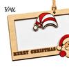 Christmas Party Favor Pendant Wooden Money Holders for Cash, Holiday Cash Gift Card Ornament Holder Hanging Ornaments Xmas Tree, Home Supplies
