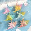 Vibrant Conch Charm Hair Claw Hairpin For Women Summer Vacation Headdress Securely Hold Beach Styling Tool