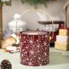 Santa Claus Christmas Candy Box Snowman Cookies Biscuit Case Xmas Candy Bucket  New Year