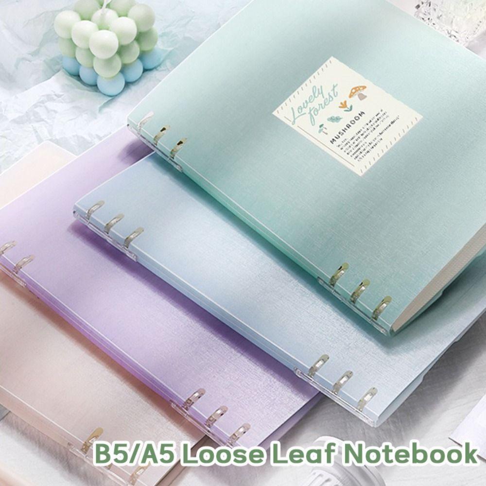 Thick Loose Leaf Notebook Detachable Binder Ring Hand Account Book Writing Notepad  School Office