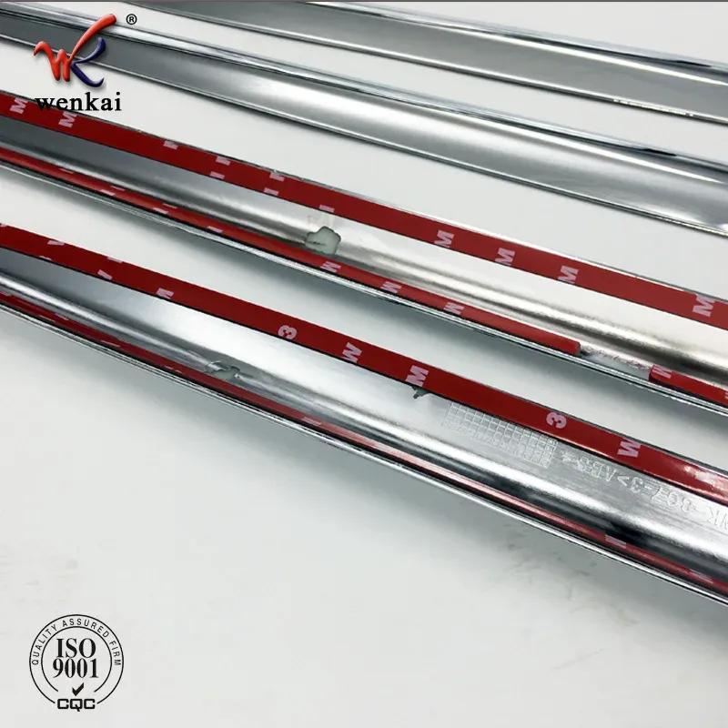 ABS CHROME SIDE DOOR BODY MOLDING TRIM COVER LINE GARNISH STICKER ACCESSORIES For Fiat 500X 2015 2016 2017 2018