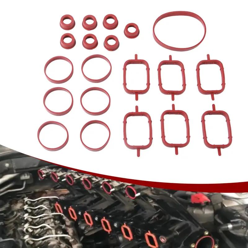 NEW 6 X 33mm Gasket Kits for Bmw N52 N54 N55 M57 Intake Manifold OE 11617800585 3.0L 325i 330i 335i 525i 530i X3 X5