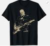 T-shirt Unisexe Humoristique Rocker Winston Churchill Jouant de la Guitare Électrique