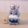 Zoo Animal Plush Pendant Doll Toy Stuffed Keychain Backpack Bag Ornaments Cute Judy Nick Fox Rabbit Kids Christmas Gifts