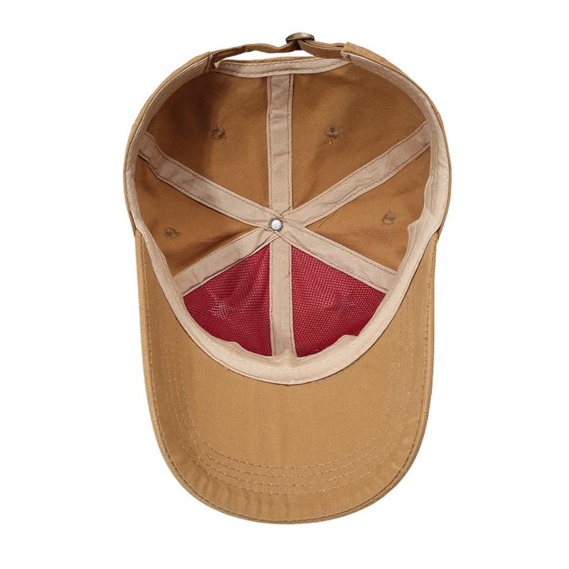 Vintage Five-Pointed Star Embroidered Baseball Cap Unisex Cap Breathable Soft Top Sunhat