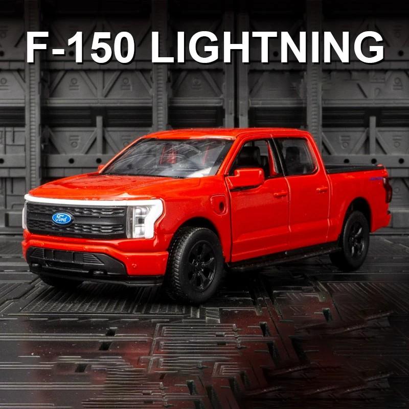 

1:36 Ford Raptor F150 Lightning Alloy Die Cast Модель іграшкового автомобіля Звук і світло Дитяча іграшка Колекціонування Подарунок на день народження