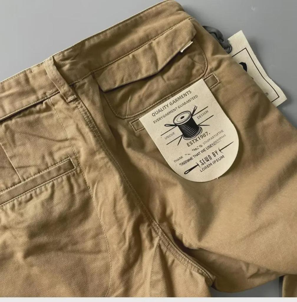 Men's Retro Washed Street Style Overalls - Heavyweight, Durable, Breathable, Slim Fit Work Trousers