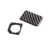 For Honda CR-V CRV 2007-2011 Carbon Fiber Co-pilot Storage Box Button Cover