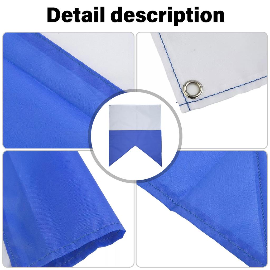 Internationale Taucherflagge Unterwasser Blau und Weiß Tauchflagge Marine Tauchwarnflagge zur Sicherheitserinnerung Langlebig