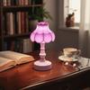 Dollhouse Miniature Flower Bud LED Table Lamps Simple Bedside Lamp Mini Night Light  Home Decor