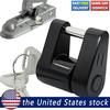 Trailer Hitch Coupler Hook Lock Tow Towing Heavy Duty RV Truck Boat Latch 2 Keys
