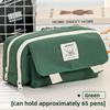 Girls Pen Case Spacious Durable Fabric Organizer For Middle School Students Stationery