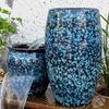 Komplettes Wasserfall-Dekoration Keramik-Aquarium mit zirkulierendem Wasser und Filter für die Wasserlandschaftsgestaltung.