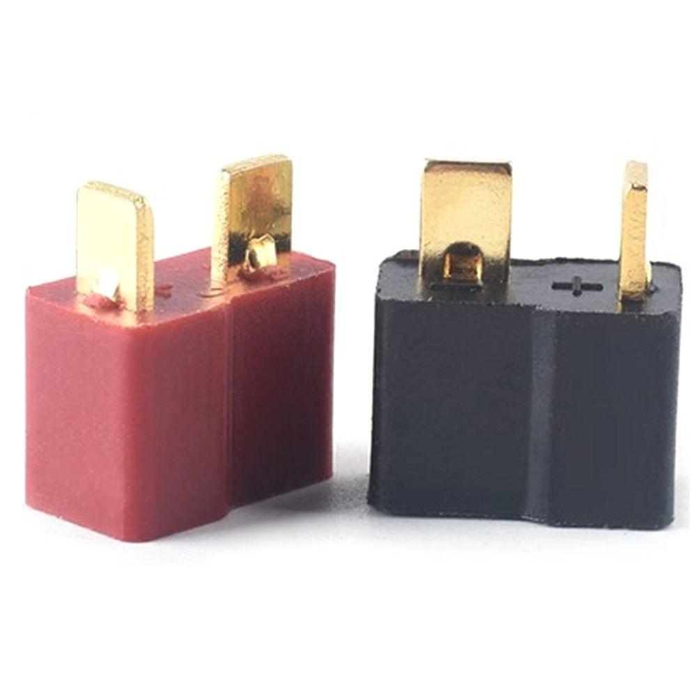 For RC LiPo Battery ESC Male & Female Connectors Model Interface T-shaped Plug Connector