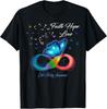 Faith Hope Love Butterfly Erb's Palsy Awareness T-shirt