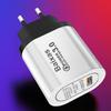 Universal QC3.0 Fast Charger - UK/EU/US, Single Port, Travel Adapter
