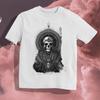 #26Regal Skull T-Shirt  Intricate Gothic Design with Ornamental Headgear