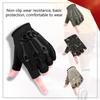 Non-Slip Shock-Absorbent Palm Grip Wicking Lightweight Nylon Compression Gloves