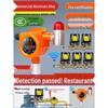 MDNG Baorui Combustible Gas Alarm with Auto Shut-off CN plug (adapter included)