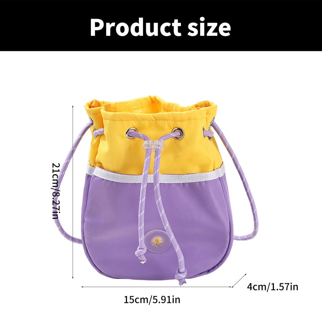 Waterproof Dog Treat Pouch for Training Walking Easy to Use Snack Bag with Drawstring Designs Adjustable Shoulderbag