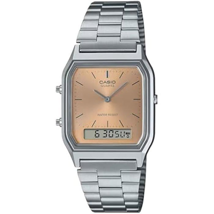 Montre - CASIO - AQ-230A-4AMQYES - Analogique - Quartz - Résine Rouge