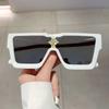Big Frame Square Sunglasses Women Men Luxury Brand Designer Vintage Steampunk Shades UV400 Protection