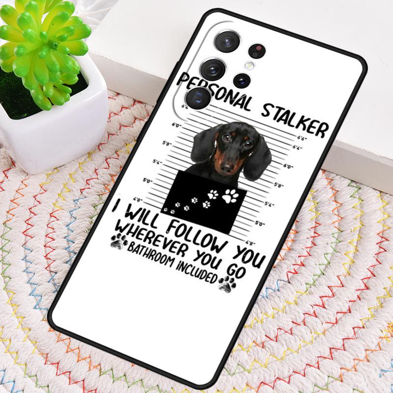 

Dachshund Sausage Dog Love Phone Case for Samsung Galaxy note 10 pro S26 Ultra S23 S24 FE S25 S21 S22 PLUS shockproof Cove Galaxy S20 5G