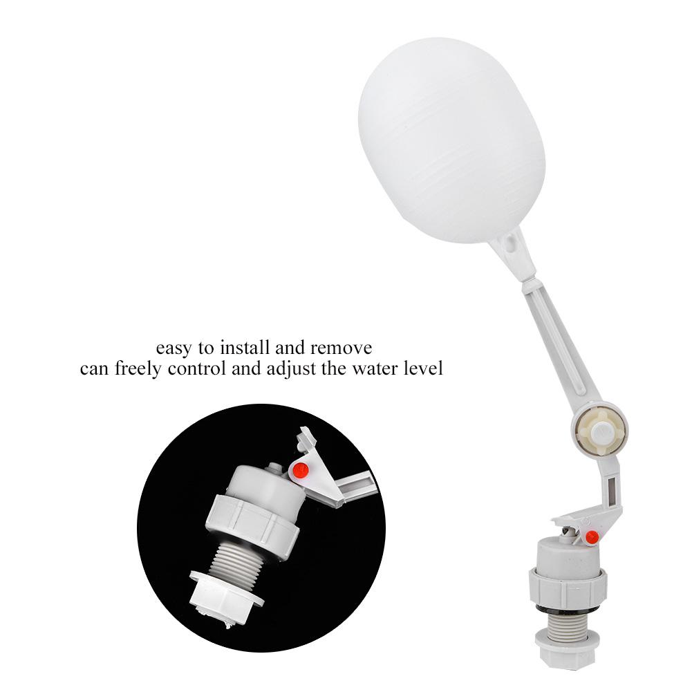 2Pcs Plastic Float Valve for Horse Cattle Auto Fill Feed Filler Trough Water Tank