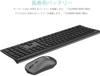 Arteck 2.4G Wireless Keyboard and Mouse Set, Lightweight, Slim, Type-C Rechargeable, Full-Size Keyboard, Compatible with Computers, Desktops, PCs,