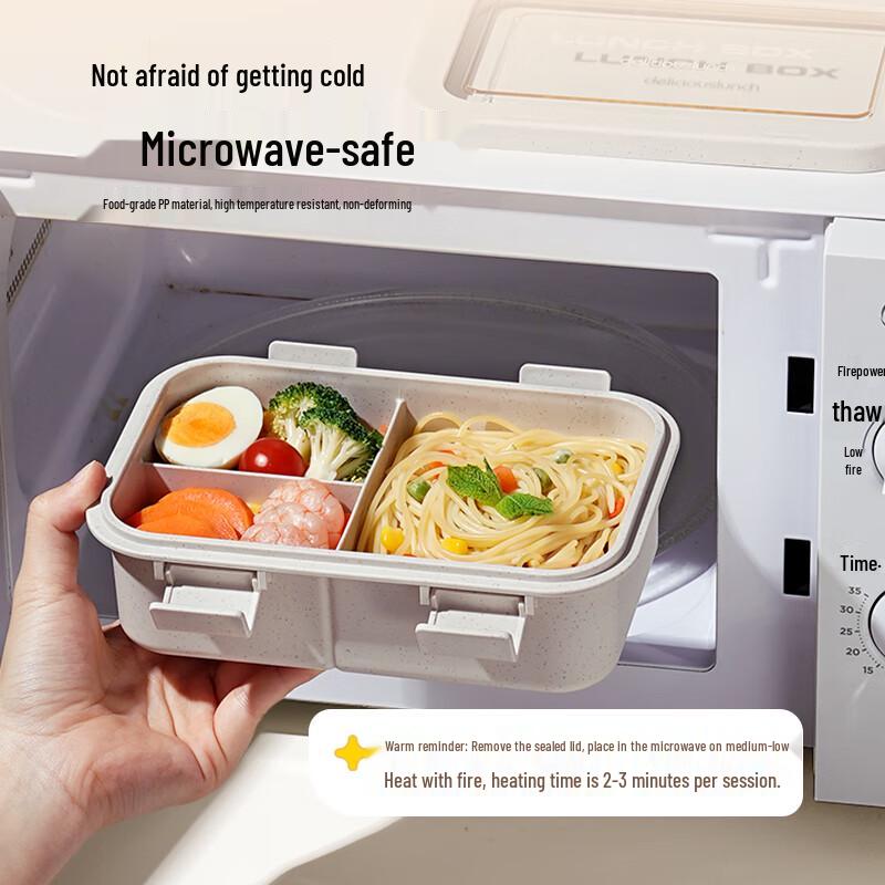 Ymer Wheat Straw Microwaveable Bento Box